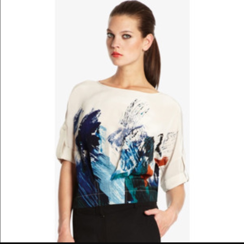 BCBGMaxazria 100% Silk Top